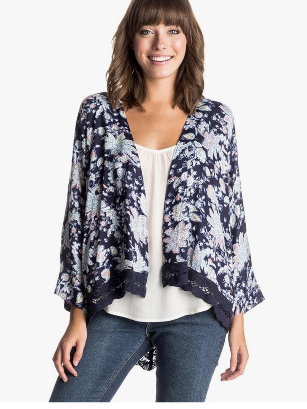 Roxy paisley print kimono